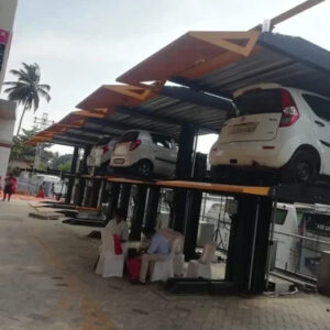 Stacked parking system
